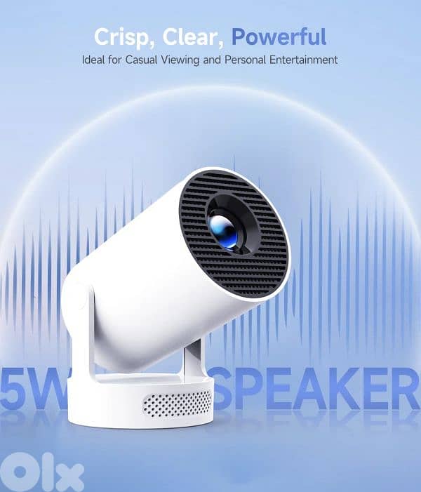 MAGCUBIC HY300 Pro+ Projector with Built-in 5W Speaker, 6