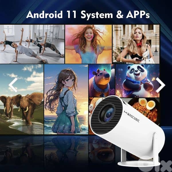 Magcubic HY300 Pro 4K Projector-Android 11, Dual WiFi6, 260 ANSI,BT5.0 8