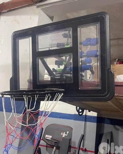 Basketball with board