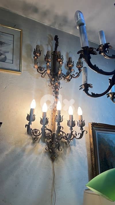 frensh pair applique bronze ابليك عدد ٢ برونز فرنسي انارة روعة سعر