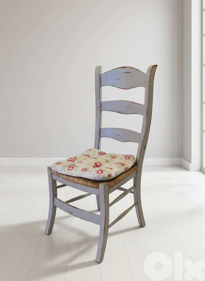 10-Piece French Country Dining Set: Large Cabinet, Table & 8 Chairs 2