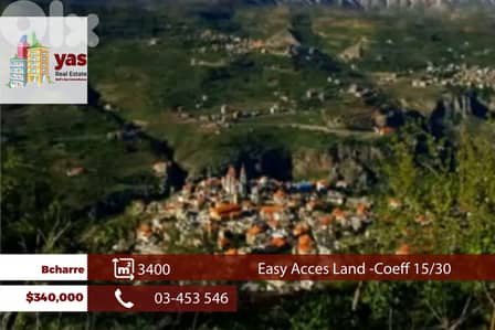Bcharre 3400m2 | Land | Easy Access | Prime Location | OH