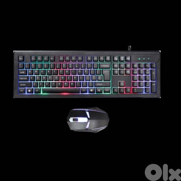 JEDEL GK105 RGB Wired Gaming Keyboard And Mouse Combo 3