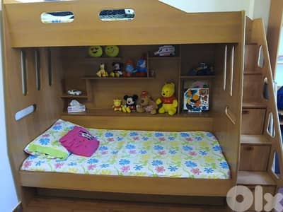 bunk bed + 1 bed for sale