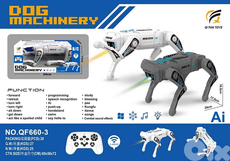 Smart robotic dog ( Dog machinery ) 1