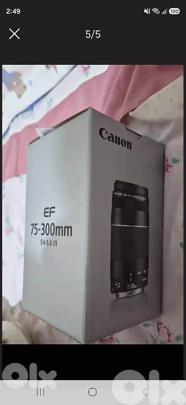 Lens canon 75-300mm