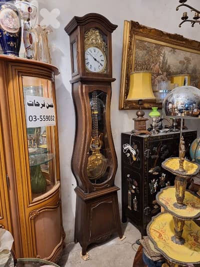 antique grandfather french clock
