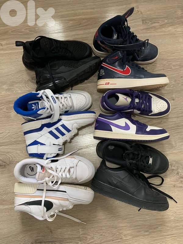 Sneakers 6 pairs Nike, Adidas all 80 $ 6