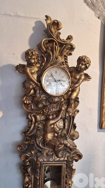 antique unique grandfather clock 2