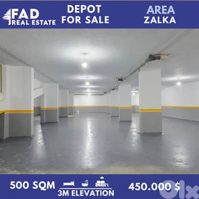 Warehouse For Sale in Zalka مستودع للبيع في الزلقا