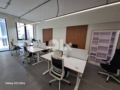 Fully Furnished office to rent in Water front City Dbayeh-Ready to mov
