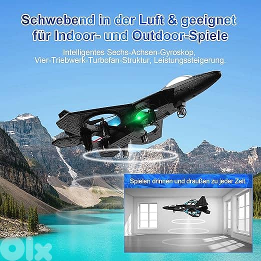 RC Aeroplane 2.4GHz Remote Controlled L0712 Quadcopter Floating Fighte 3