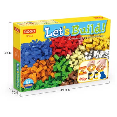 Cogo Plastic Brick Toy Blocks Building Block 720 Pieces - 3502