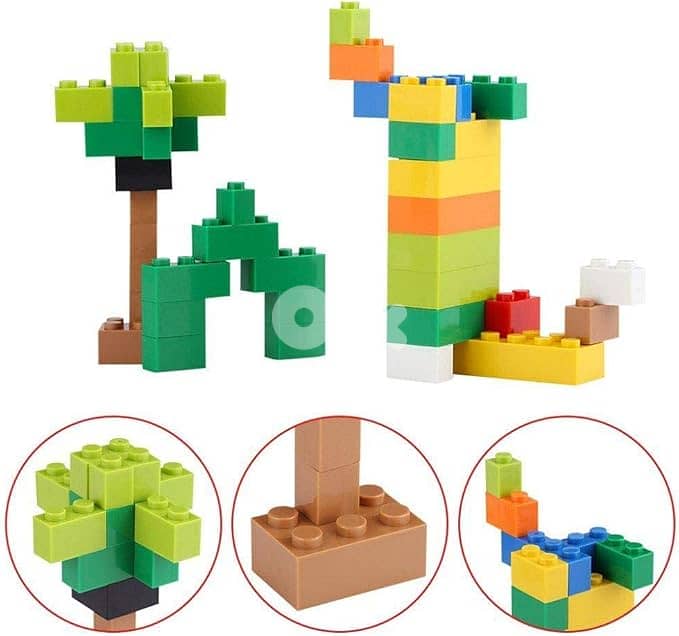 Cogo Plastic Brick Toy Blocks Building Block 720 Pieces - 3502 4