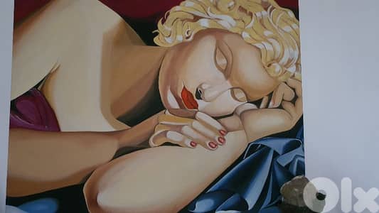 oil painting 95 cm  x  72 cm