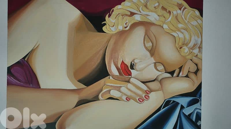 oil painting 95 cm  x  72 cm 1