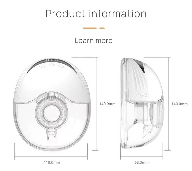 Wearable Electric Breast Pump 4 Modes & 12 Levels. 7