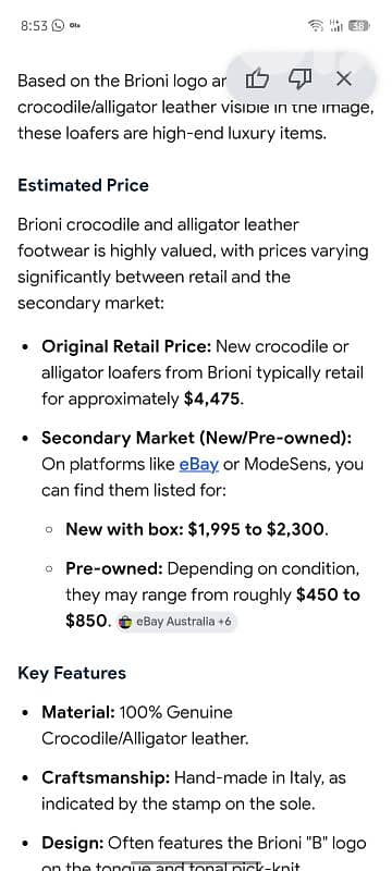 Most luxurious loafers for best price blue brioni original alligator 2