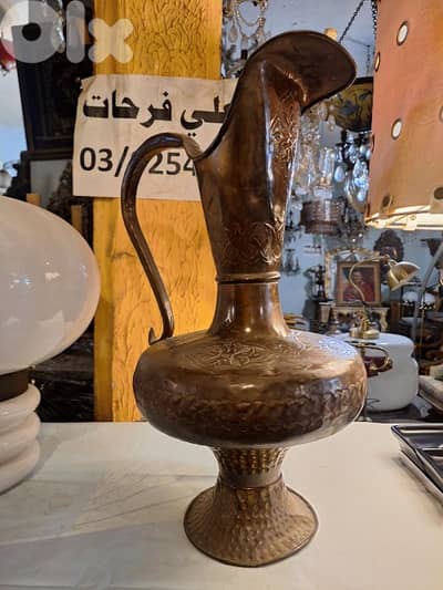 ابريق انتيك نحاس شغل فني مميز جدا