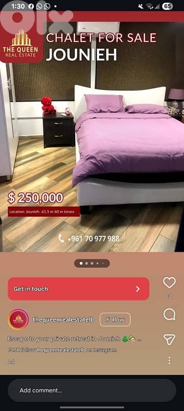 Chalet for Sale in Jounieh 1