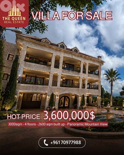 Villa for sale broumana