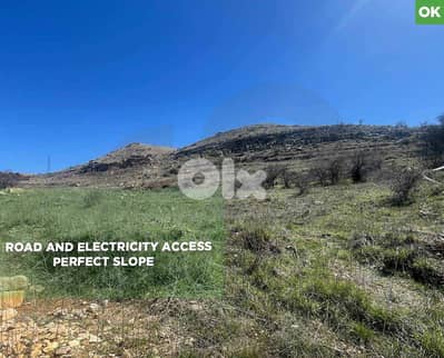 Road and Electricity access ,Perfect Slope , Sawfar/ صوفر REF#OK134685