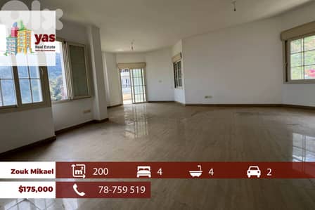 Zouk Mikael 200m2 | Luxury | Panoramic View | Brand New | KH/EH