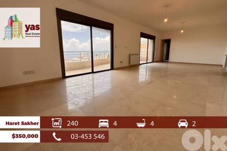 Haret Sakher 240m2 | Open Sea View | Quiet Street | OH