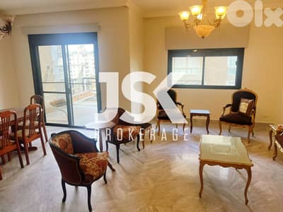 L21196 - Semi-Furnished Apartment with Sea View For Sale in Kaslik