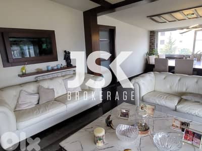 L21198 - Furnished Apartment with Mountain View For Sale in Ajaltoun