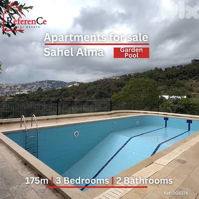 Apartment with garden/pool sahel alma شقة  في ساحل علما حديقة