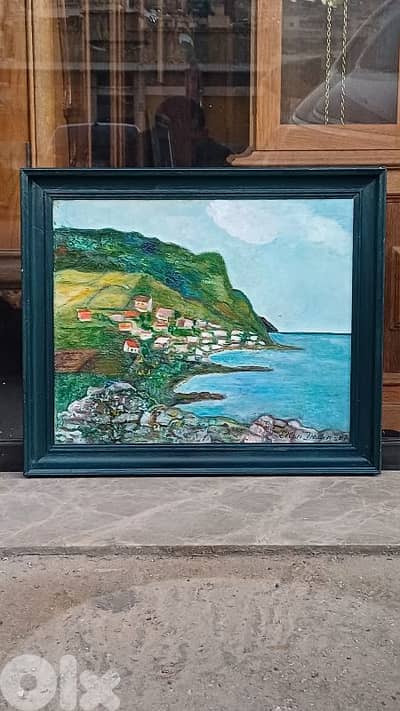 لوحة رسم زيتي اوروبية