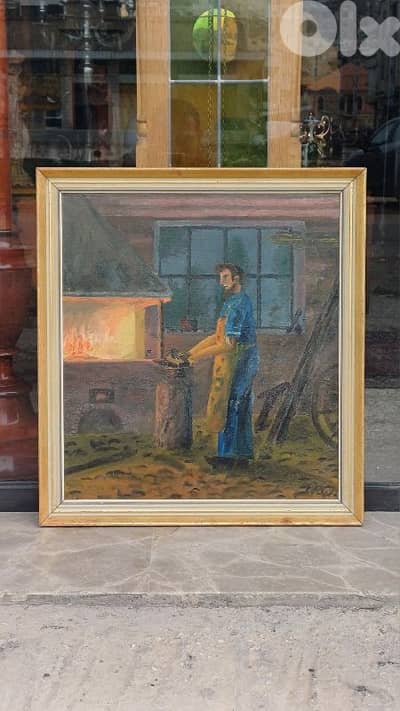 لوحة رسم زيتي اوروبية