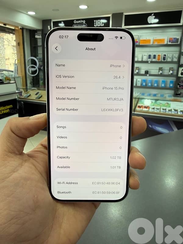 IPHONE 15 PRO 1TB USED 4