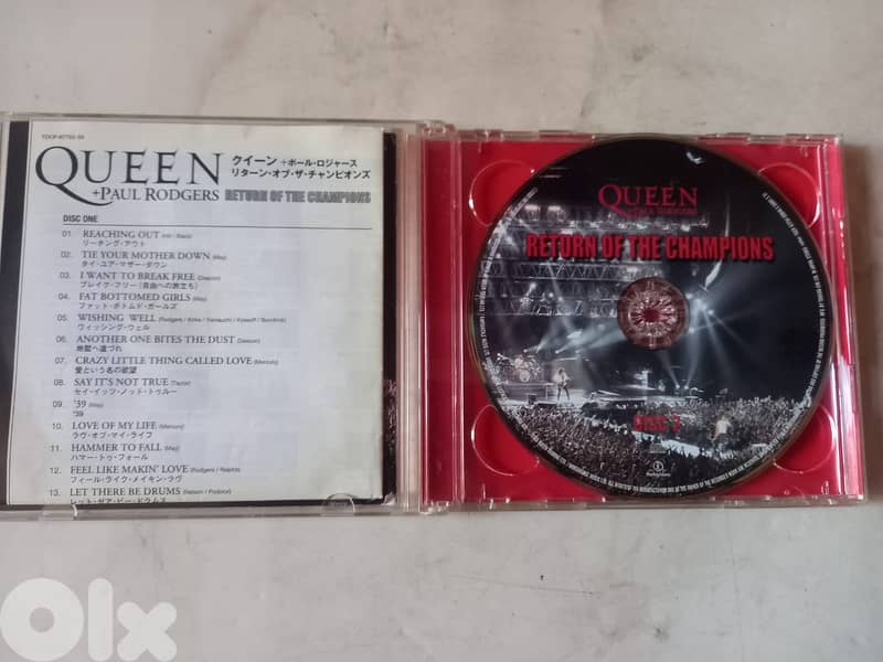Queen + Paul Rodgers "Return of the Champions" 2 CD live album 1
