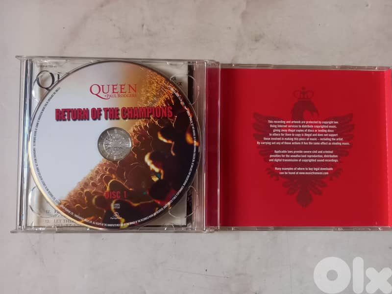 Queen + Paul Rodgers "Return of the Champions" 2 CD live album 2