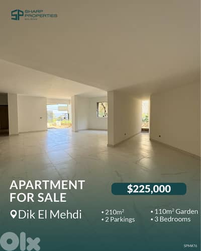 Apartment For Sale - Dik El Mehdi #SPM76