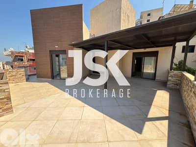 L21212 - Brand New Apartment with Terrace & Sea View For Sale in Dbaye
