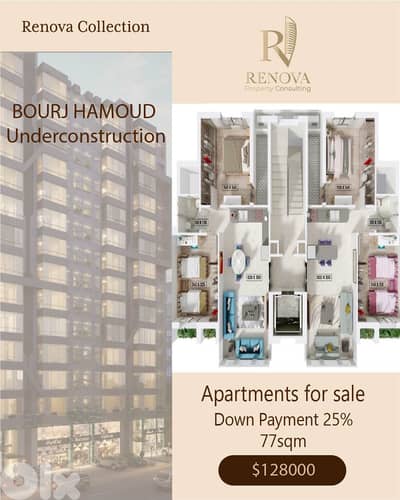 Underconstruction Apartments for sale in Bourj Hammoud
