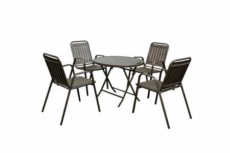 garden dining set x2