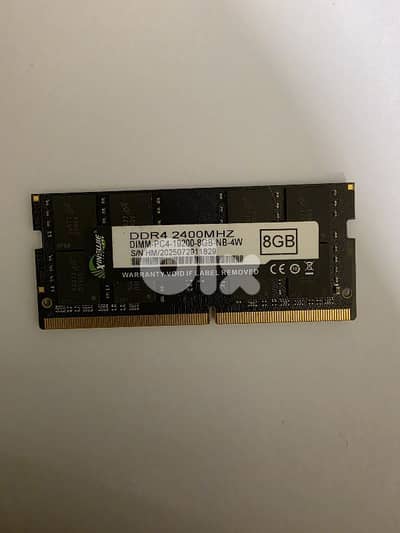 RAM 8 GB DDR4 2400 MHZ