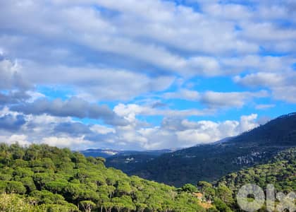 1730 SQM Land in Baabdat, Metn Overlooking the Mountains