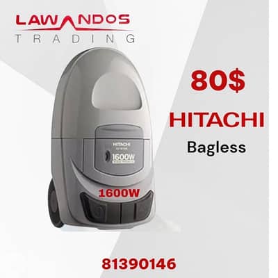 Vacuum Cleaner Bagless HITACHI ORIGINAL 1600w مكنسة هيتاشي الاصلية