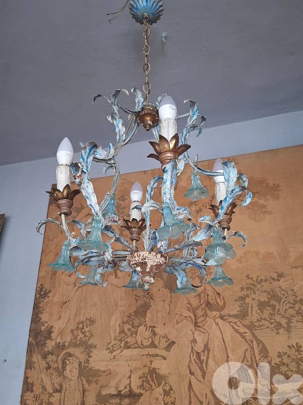 antique french ferfoje chandelier 1