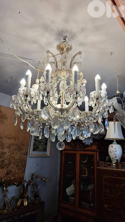 antique original czech marrie theresa chandelier