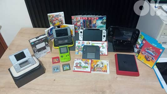 nintendo, 3ds, wii u, switch oled, gameboy