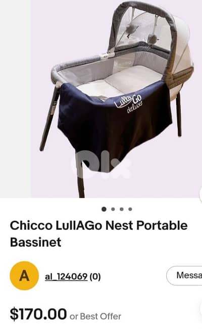chicco lullaGo nest portable bassinet