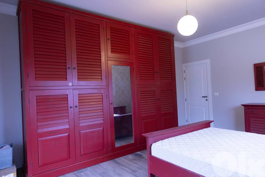 Red Shutter Wardrobes for Sale – Large & Medium (Set of 2)! 4