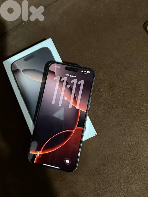 Iphone 16 pro max 256 gb like new 1