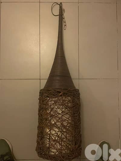 3 hanging exotic lamps